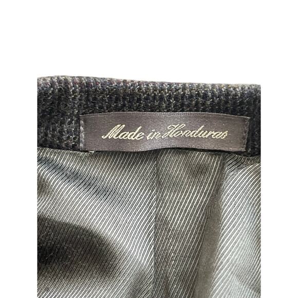 Oscar de la Renta Men’s 100% Lambswool Blazer Sport Coat 42L Gray 3-Button - Picture 4 of 7